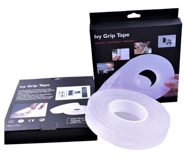 Ivy Grip Gel Pad لاصق متعدد الاستخدام قابل لإعادة الاستخدام