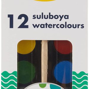 علبة ألوان مياه 12 لون من ADEL – Watercolor Paints for Kids
