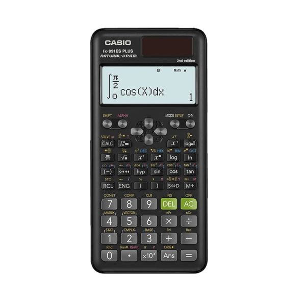 آلة حاسبة كاسيو FX-991ES Plus الجيل الثاني تعمل بالطاقة الشمسية