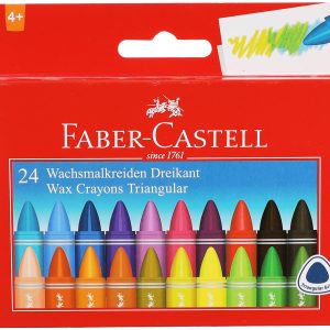 علبة ألوان شمع فايبر كاستل 12 لون – Faber-Castell Wax Crayons