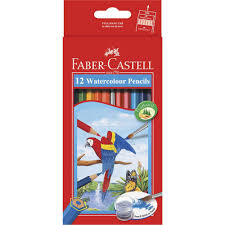 ألوان خشب جامبو 12 لون من فايبر كاستل – Faber-Castell Jumbo Colour Pencils Triangular