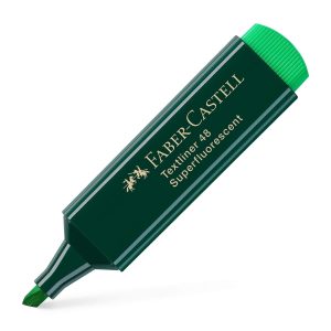 هايلايتر ماركة Faber-Castell – لون فسفوري وتصميم مريح للكتابة